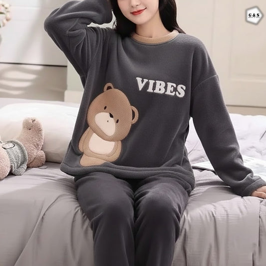 Ladies Imported Winter Flannel Suit