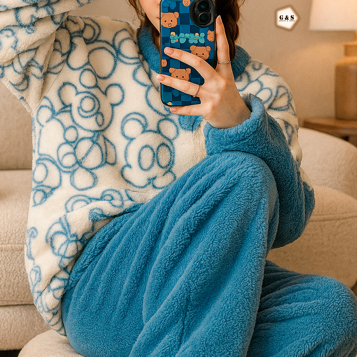 Ladies Imported Winter Flannel Suit