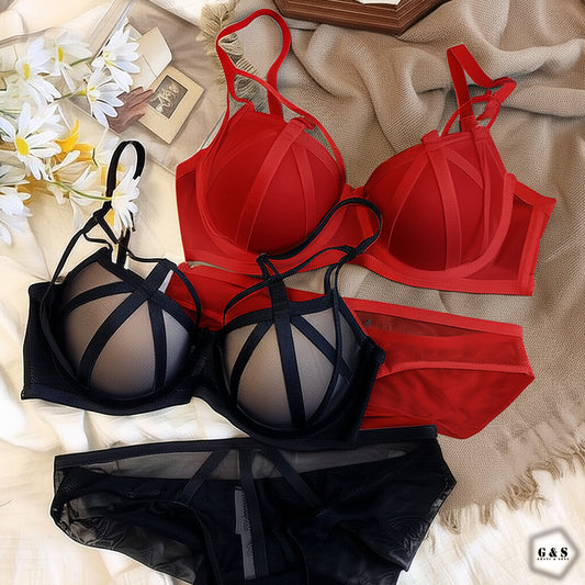 Pack Of 2 Wired Pushup Bra & Panty Sets