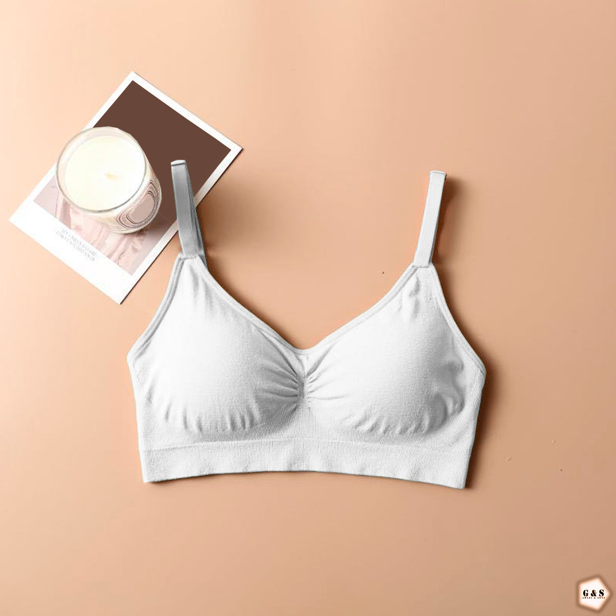 Ladies Imported Pack Of 3 Adjustable Style Strap Design Bralette