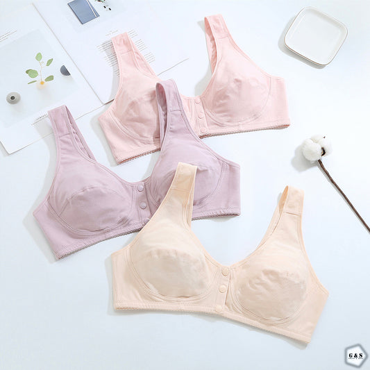 Non-Padded Front Open Pack Of 2 Bras