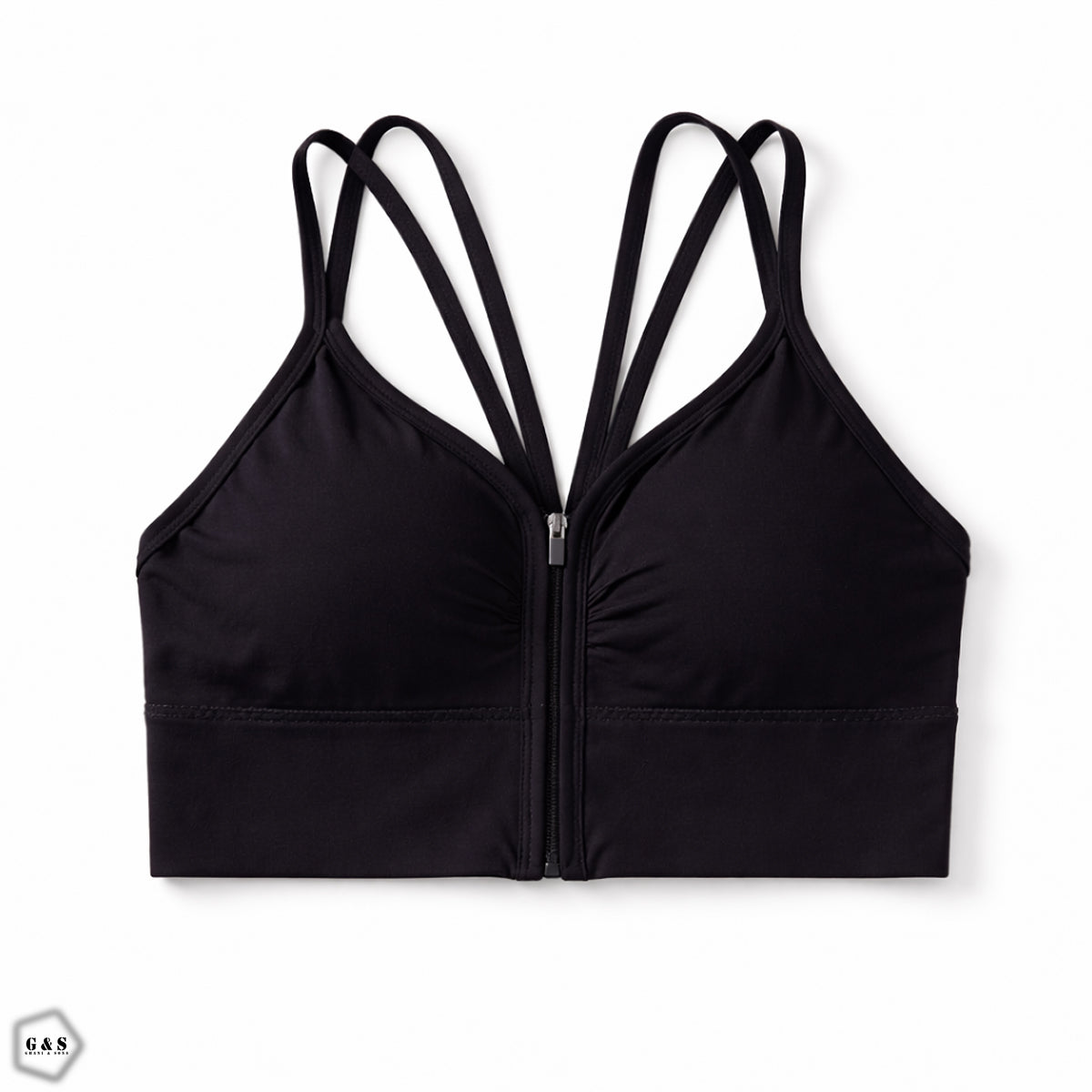 Pack Of 3 High Quality Front Zipper Sports/Casual Bralette