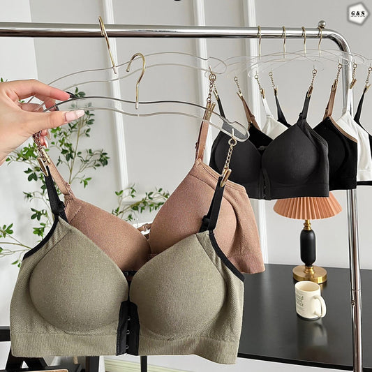 Ladies Imported Pack Of 3 Front Open Nursing/Casual Bralette