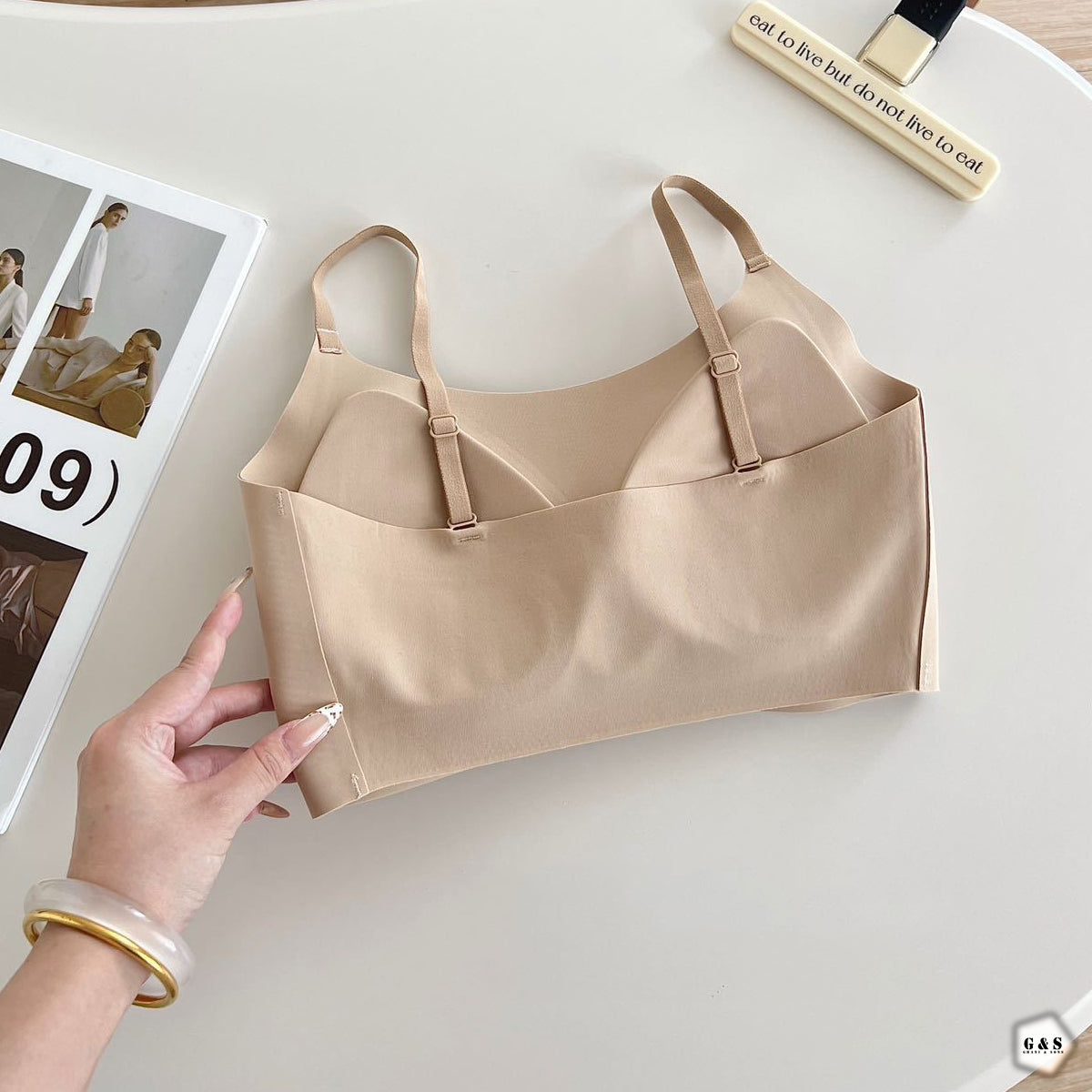 Pack Of 3 Premium Quality Seamless Adjustable Straps Padded Bralette