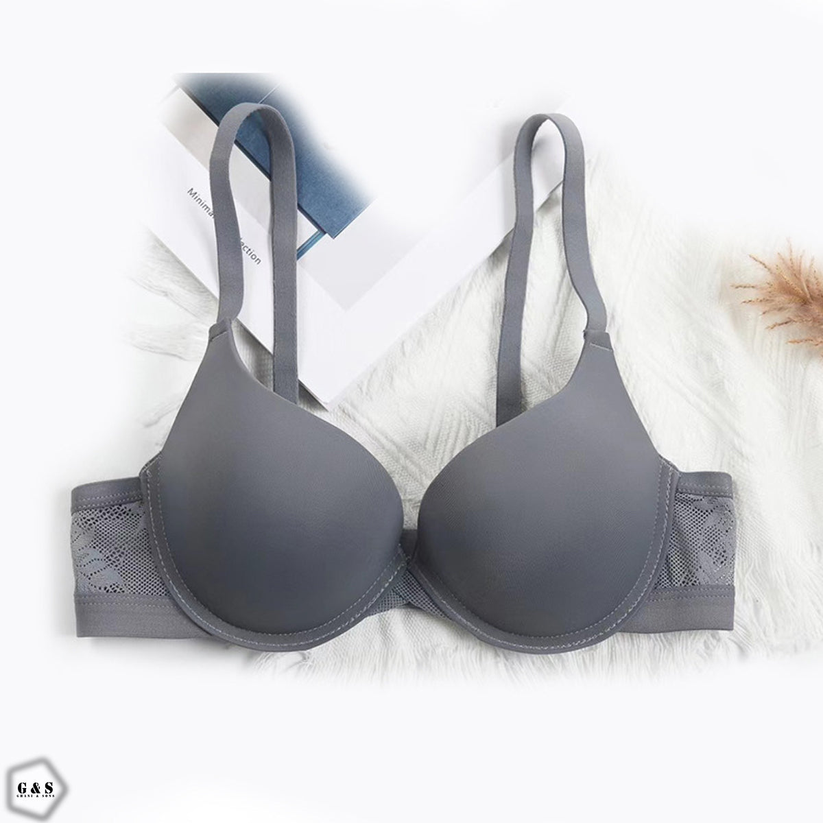 Back Net Design High Quality Pack Of 3 Pushup Bras