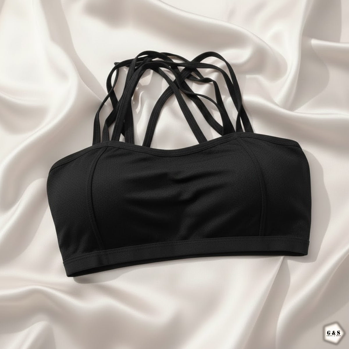 Pack Of 3 Cross Mesh Design Sports/Casual Bralette