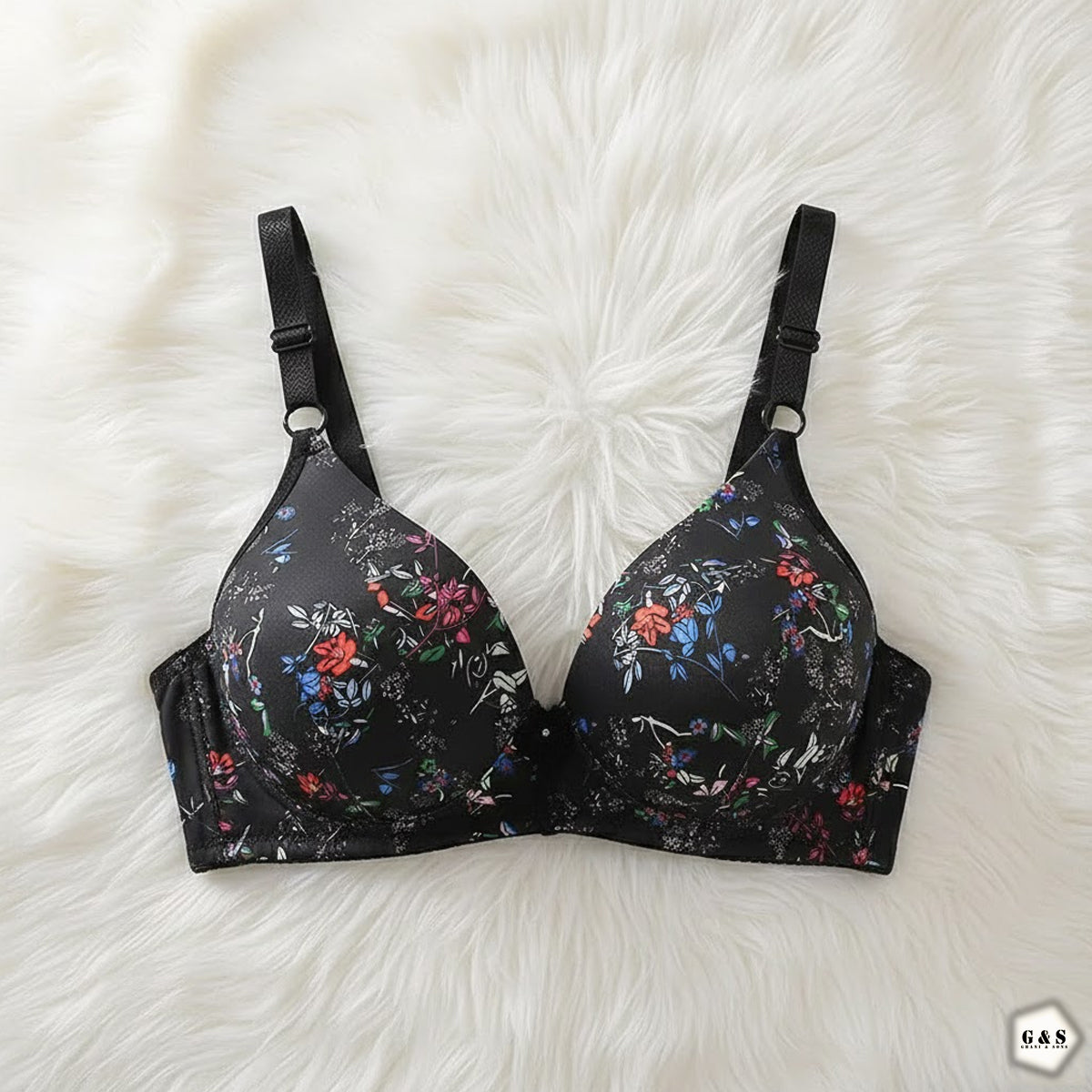 Pack Of 2 Printed Non Wired Bras