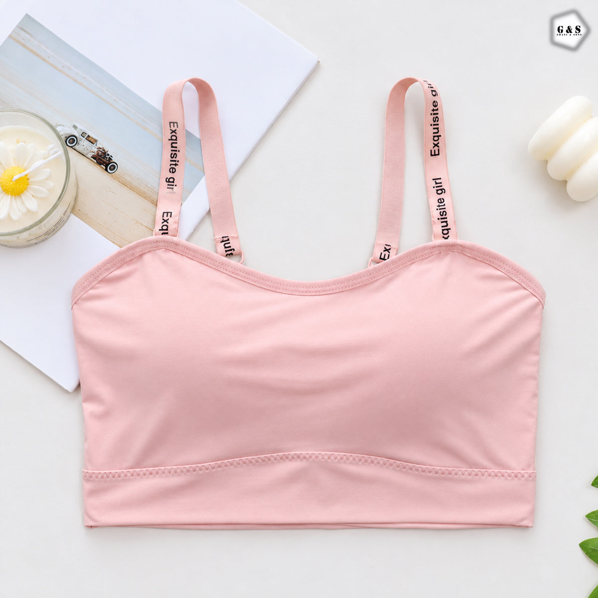 Pack Of 3 Ice-Silk Padded Sports/Casual Bralette