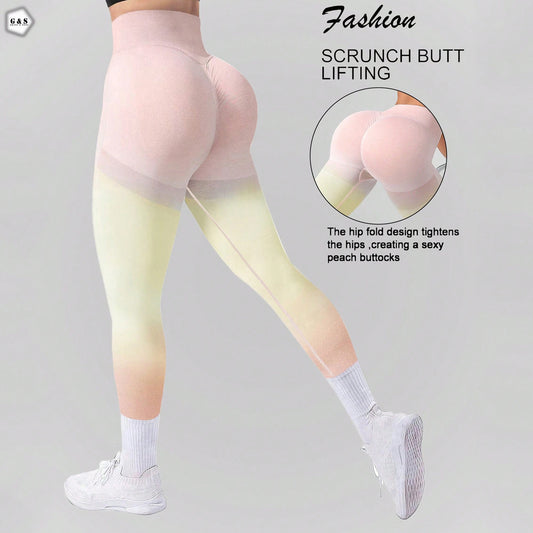 High Waist Seamless Double Shaded Butt Lifter Gym/Yoga Legging