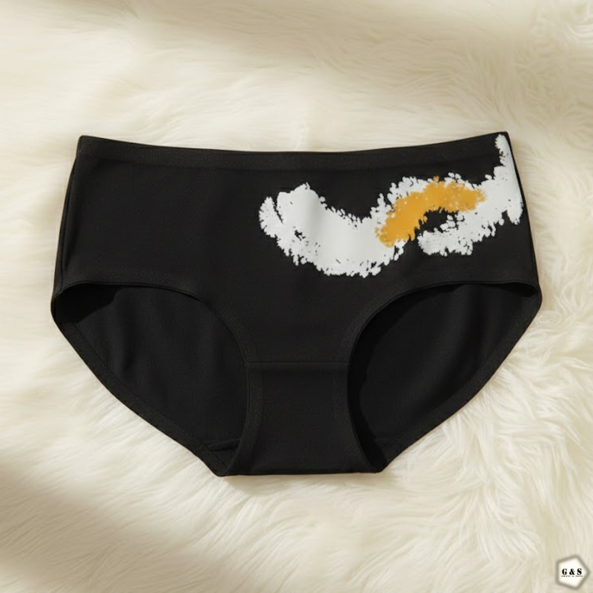 Girls Imported Pack Of 5 Back Printed Design High Quality Seamless Panties