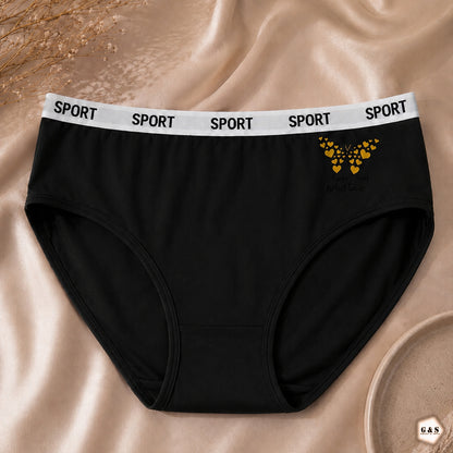Girls Imported Pack Of 5 New Soft Cotton Jersey Panties