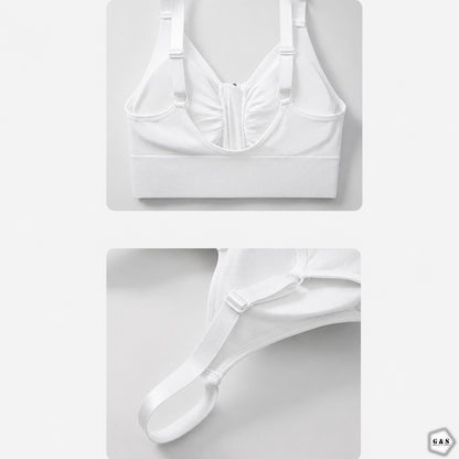 Pack Of 3 Front Open Zip Style With Shoulder Adjustable Straps Sports/Nursing Bra