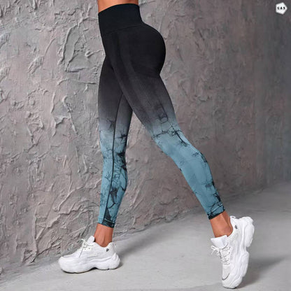 High Waist Seamless Double Shaded Design Butt Lifter Gym/Yoga Legging
