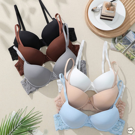 Pack Of 3 Wired Single Padded Super Comfy Bras