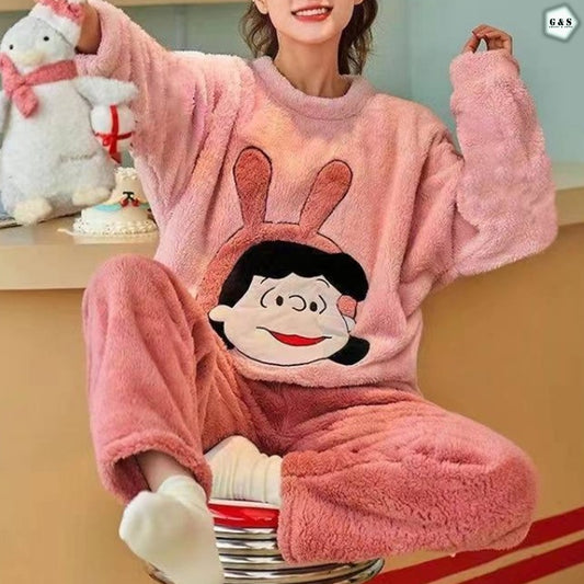 Ladies Imported Winter Flannel Suit