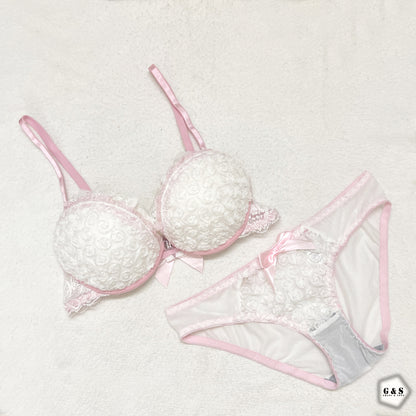 Beautiful Pack Of 2 Front Open Bra & Panty Sets