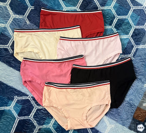 Girls Imported Pack Of 5 Soft Cotton Jersey Panties