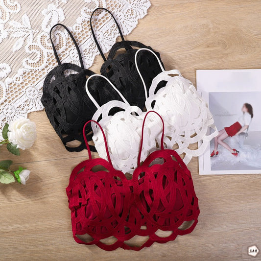 Pack Of 3 High Quality Butterfly Lace Design Bralette