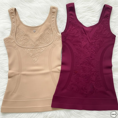 Girls Imported Pack Of 2 Shaper Camisoles