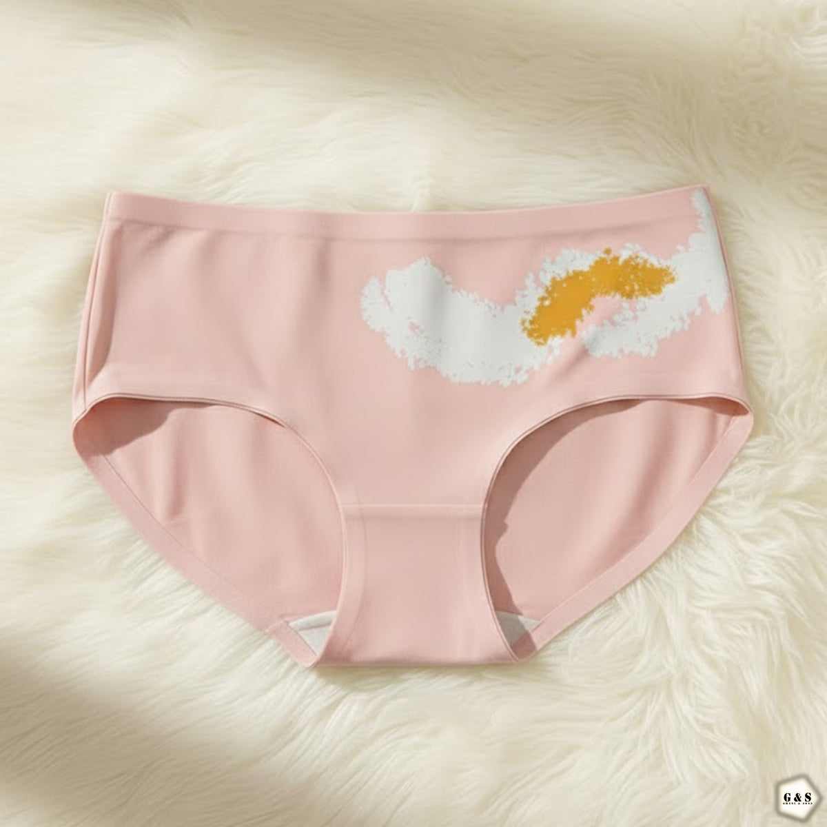 Girls Imported Pack Of 5 Back Printed Design High Quality Seamless Panties