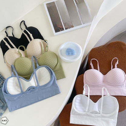 Ladies Imported Pack Of 3 Pushup Adjustable Straps Bralette