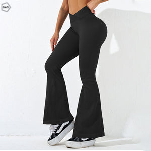 High Waist Wide Leg Flared Gym/Yoga Pant