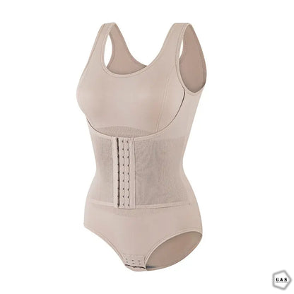 High Quality Front Open Body Shaper With Corset Belt