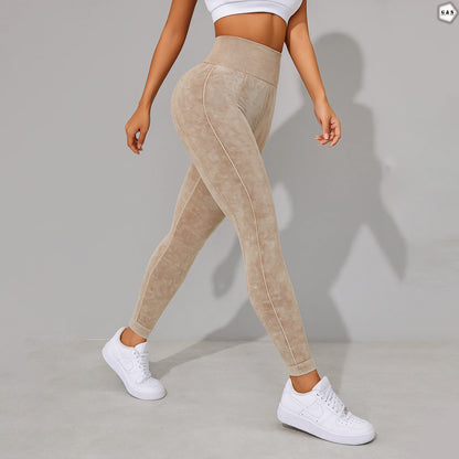 High Waist Seamless Light Brown Butt Lifter Gym/Yoga Legging