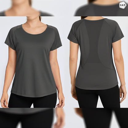 Ladies Imported High Quality Dry Fit Gym/Yoga Wear Shirts