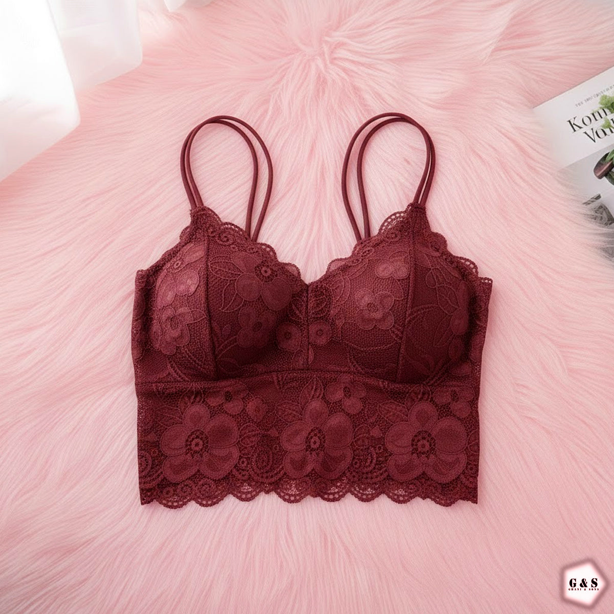 Ladies Imported Pack Of 3 Lace Bralette