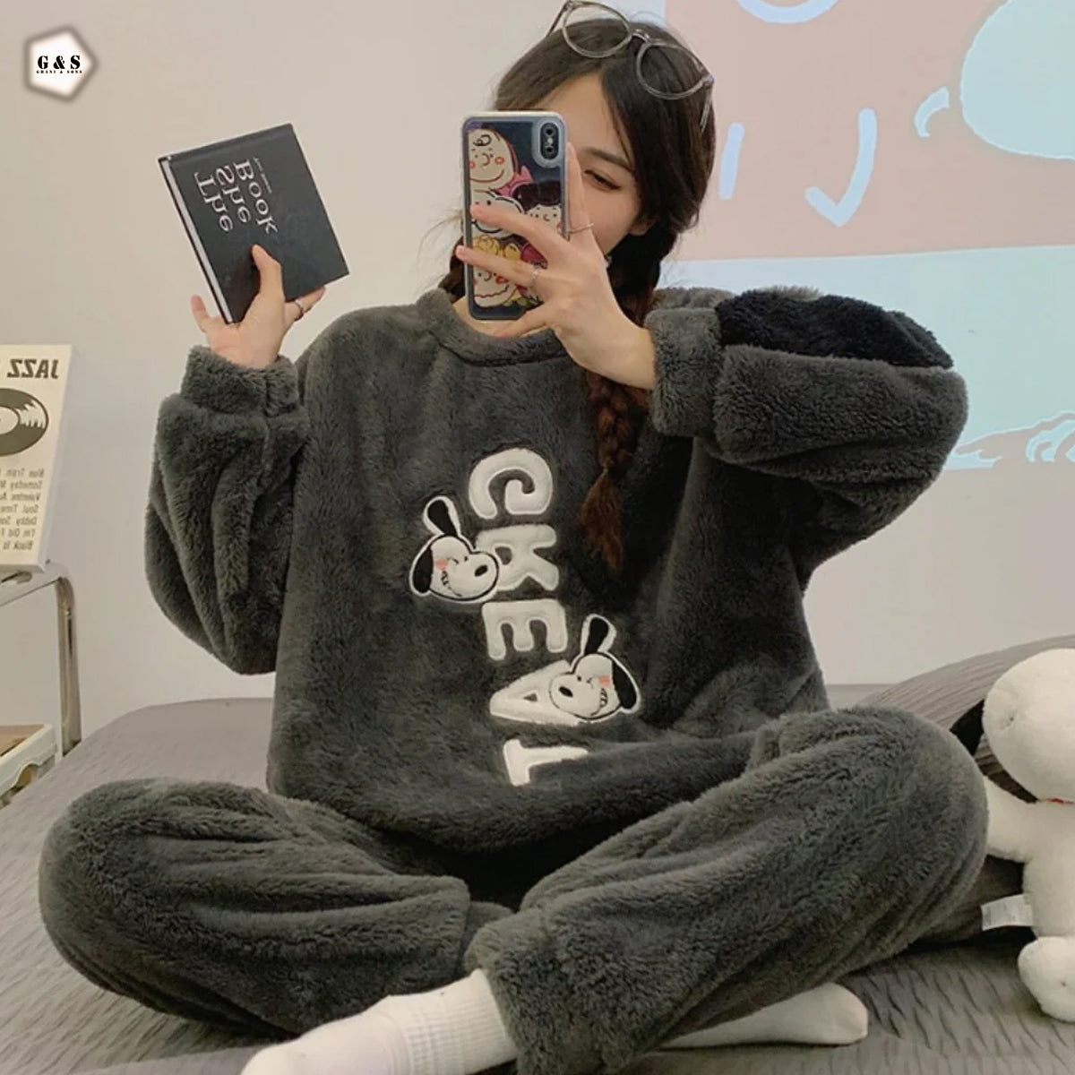 Ladies Imported Winter Flannel Suit