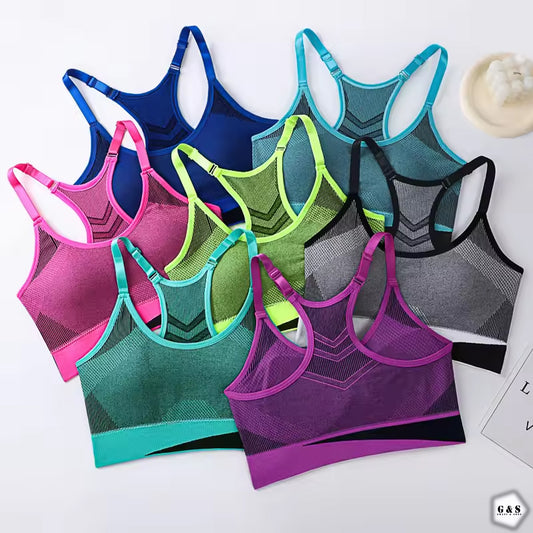 High Quality Pack Of 3 Adjustable Straps Sports Bras