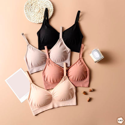 Ladies Imported Pack Of 3 Adjustable Style Strap Design Bralette