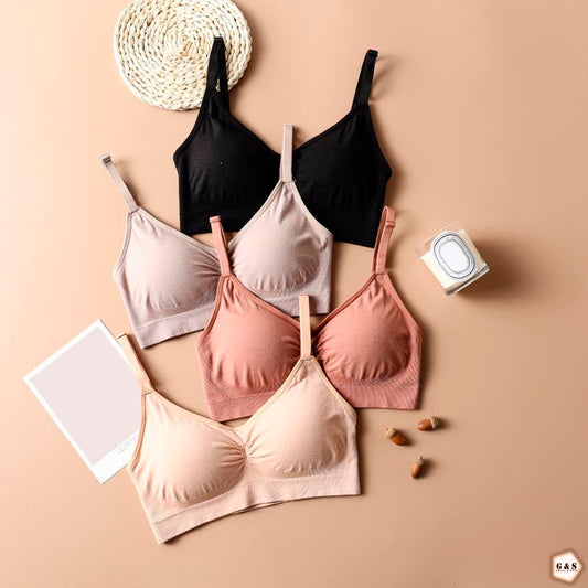 Ladies Imported Pack Of 3 Adjustable Style Strap Design Bralette