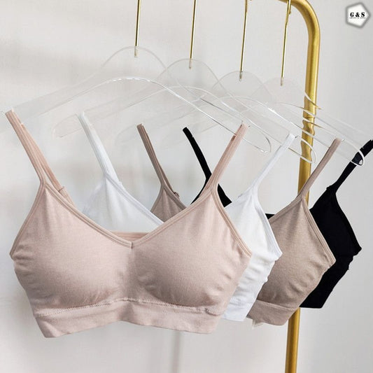 Girls Imported Pack Of 3 Adjustable Style Strap Design Bralette