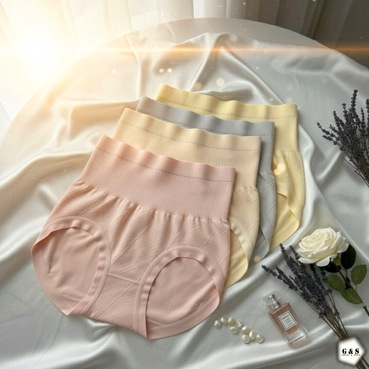 High Quality Pack Of 4 Seamless High Waist Panties