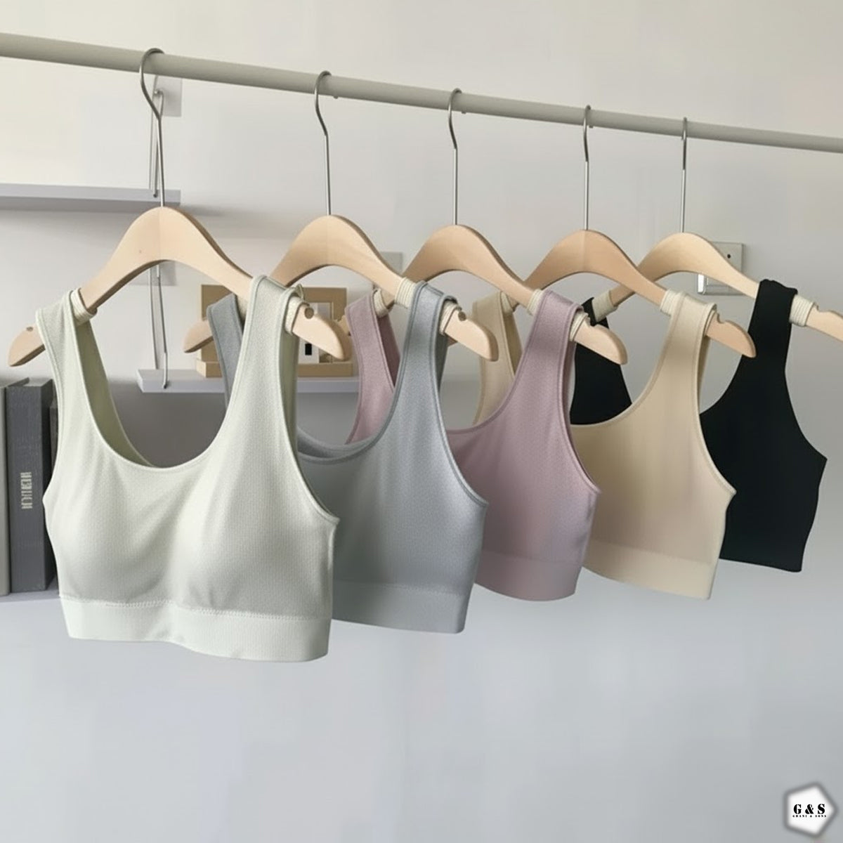 Girls Imported Pack Of 3 Soft Casual/Sports Bralette