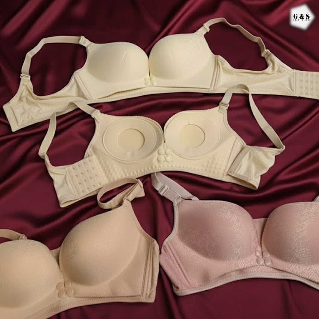 Pack Of 2 High Quality Nursing Front Open Fully Supportive Bra