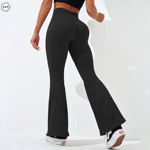 High Waist Wide Leg Flared Gym/Yoga Pant