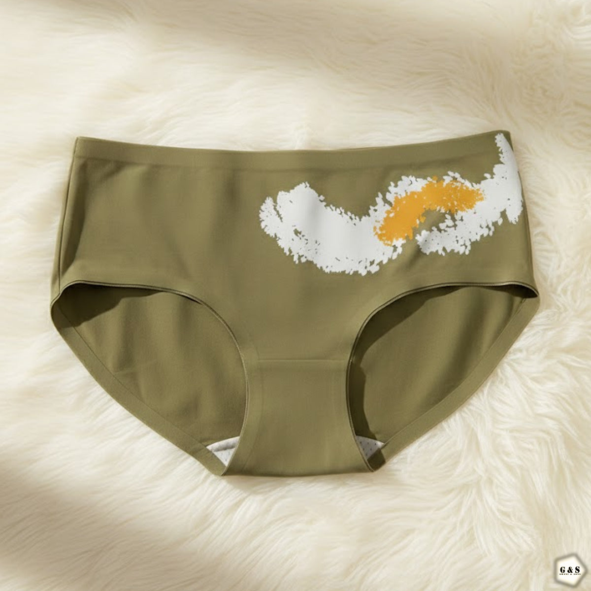 Girls Imported Pack Of 5 Back Printed Design High Quality Seamless Panties