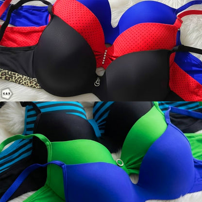 Ladies Imported 34A-B Size Pushup Single Padded Wired Bras