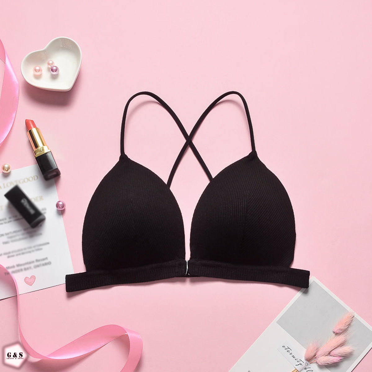 Girls Imported Front Open T-Shirt Bra