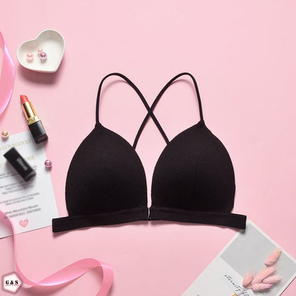 Girls Imported Front Open T-Shirt Bra