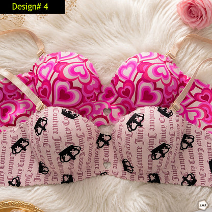 Zero Size Non-Wired Pack Of 3 High Quality Seamless Double Padded Pushup Bras