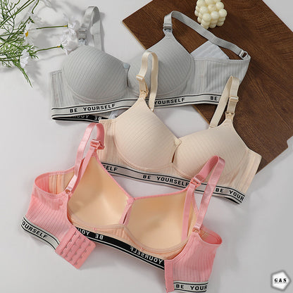 Premium Quality Pack Of 3 Light Padded Full Coverage Non-Wired Nursing/Casual Bra