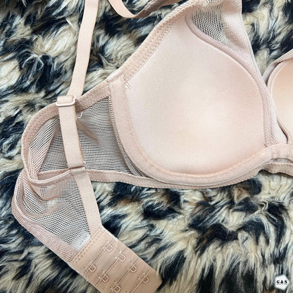 Pack Of 2 Mesh Net Design Wired Single Padded Pushup Bras