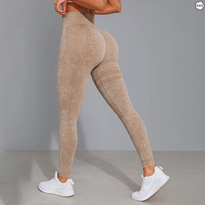 High Waist Seamless Light Brown Butt Lifter Gym/Yoga Legging