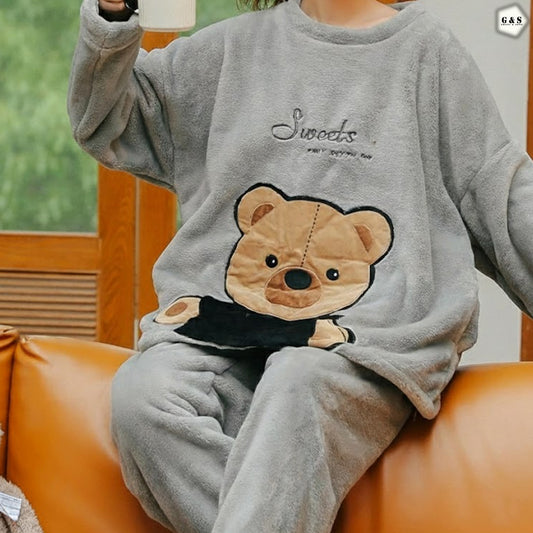 Ladies Imported Winter Flannel Suit