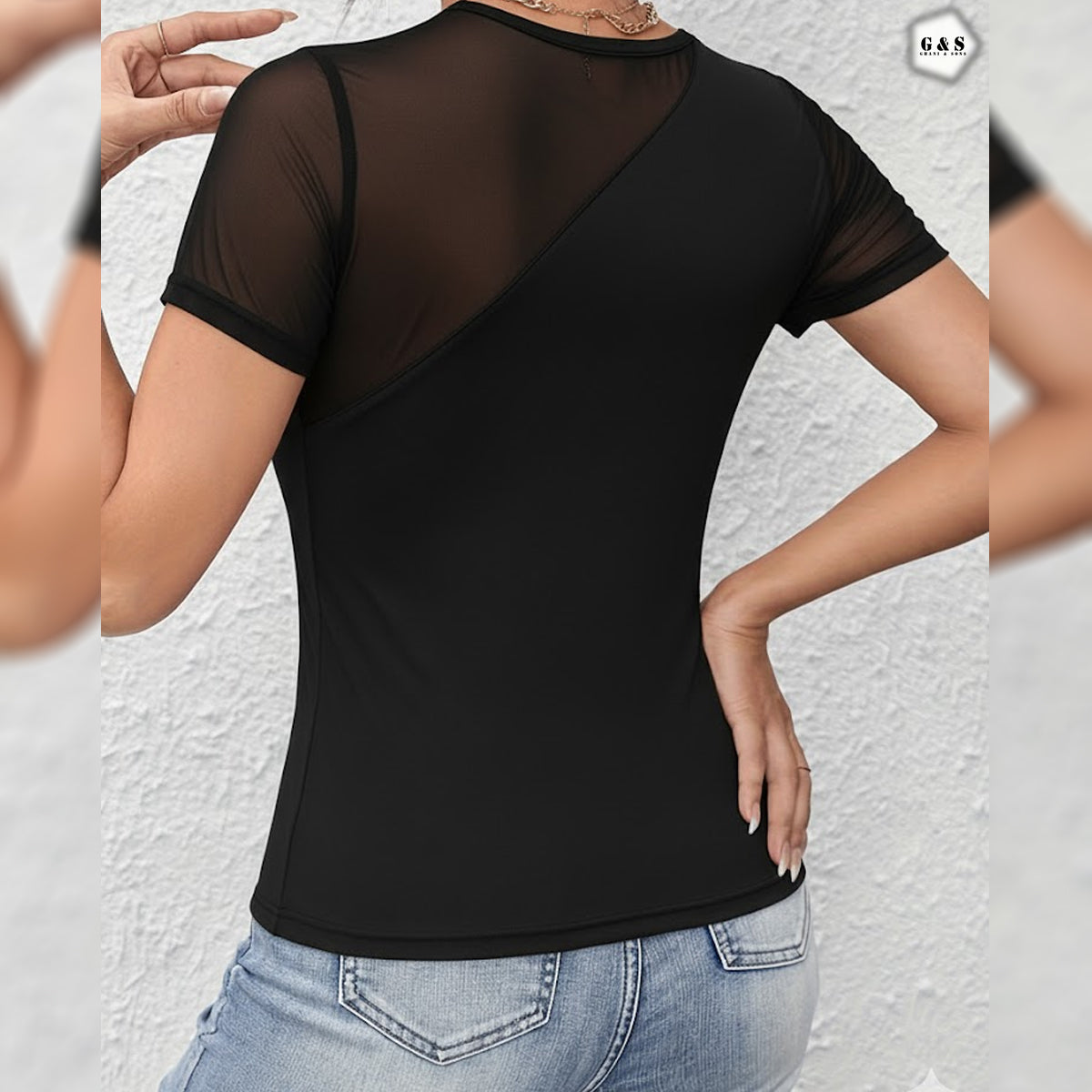 Mesh Net High Quality Fully Stretchable Gymwear/Casual Shirt