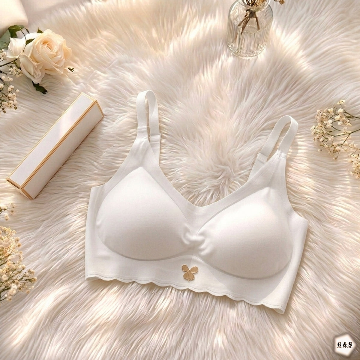 Pack Of 3 High Quality Seamless Adjustable Straps Padded Bralette